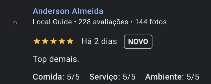 Avaliação Andréia Rodrigues